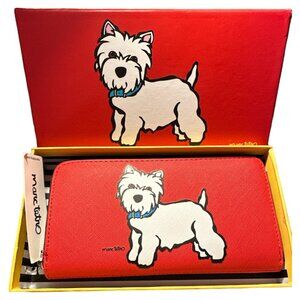 New in Box~ Marc Tetro Westie Wallet~ Red~ CUTE!! (D)